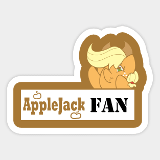 Applejack Fan Badge Sticker